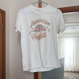 Vintage 73 American Graffiti White Graphic T-Shirt